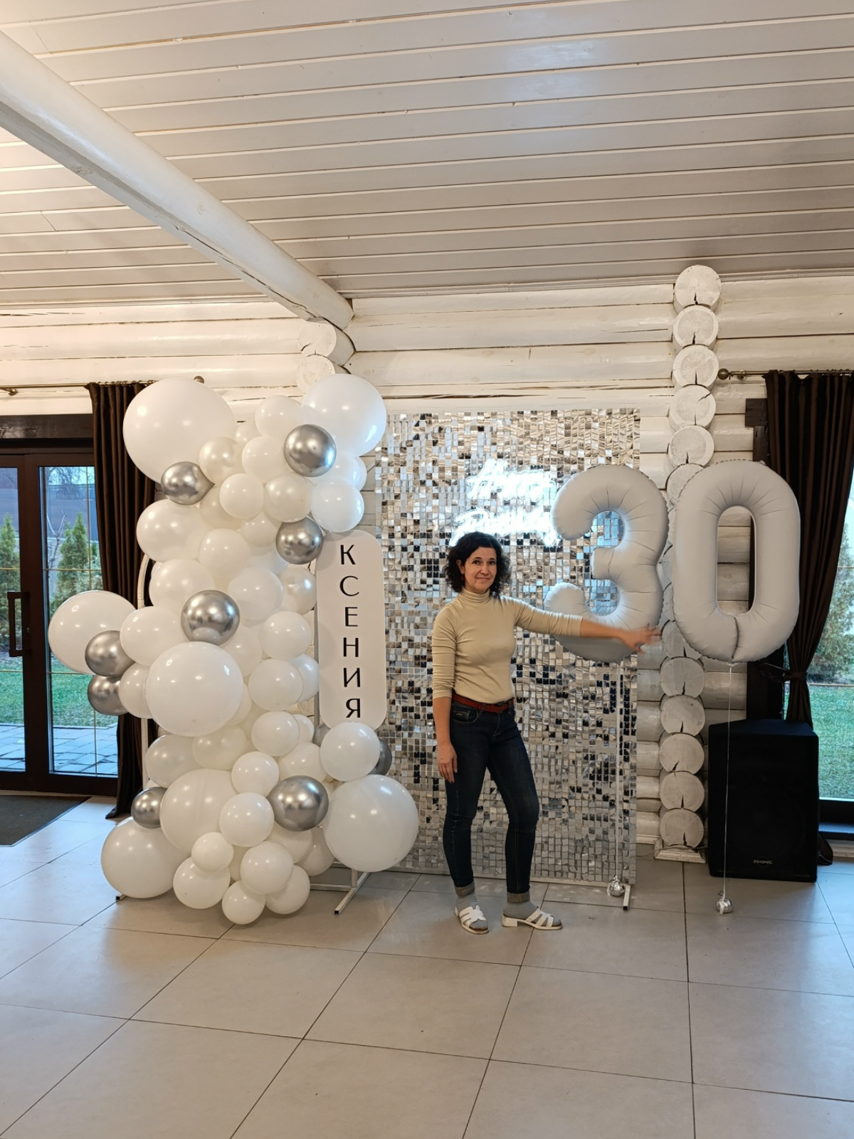 Нежная фотозона «Белые облака» для дня рождения или свадьбы, Нижний Новгород