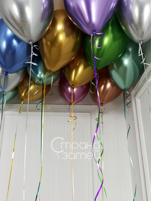 15 шаров хром под потолок для праздника, Нижний Новгород 2