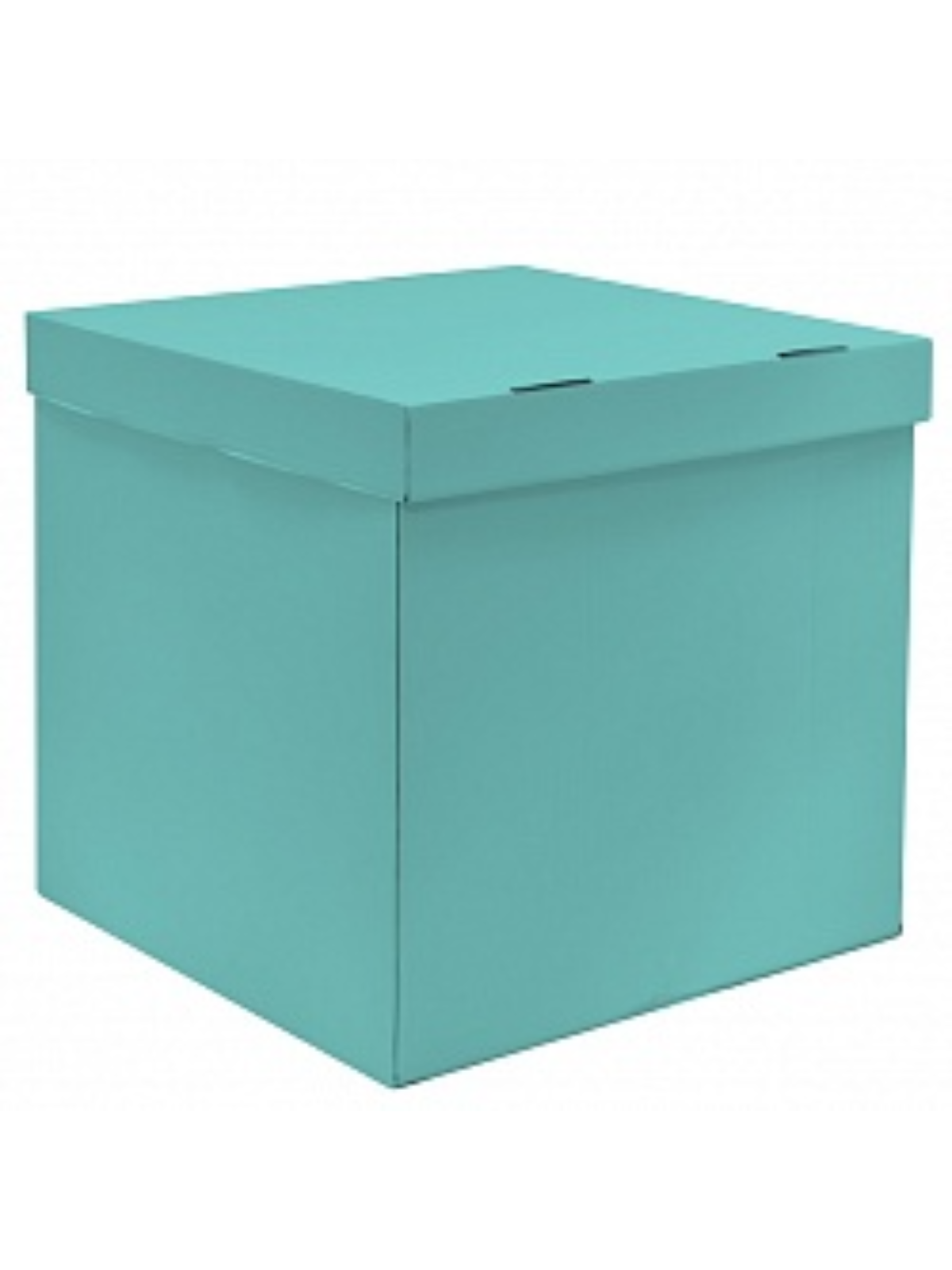 Коробка-сюрприз бирюза 70×70×70 см, пустая коробка для шаров и подарков, Нижний Новгород