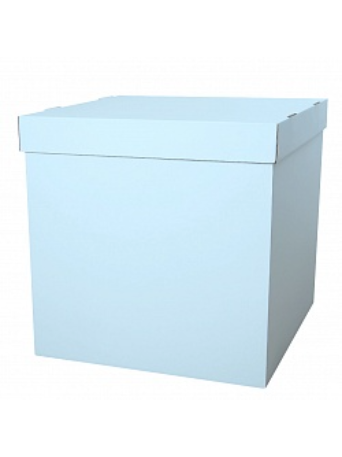 Коробка-сюрприз голубая 60×60×60 см, пустая коробка для шаров и подарков, Нижний Новгород