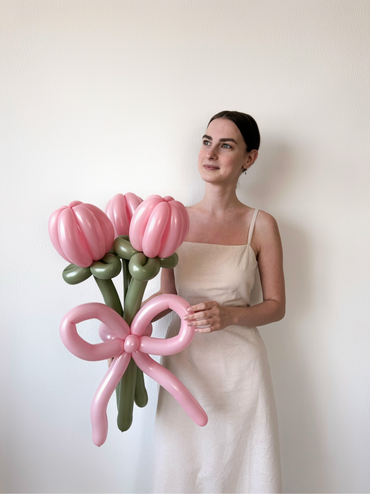 Букет из шаров с тюльпанами для неё на 8 Марта, Нижний Новгород