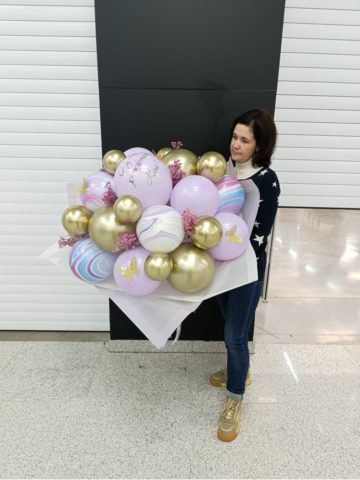 Большой букет из шаров для неё на день рождения или 8 Марта, Нижний Новгород